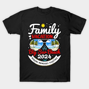 Big Sur Beach California Vacation 2024 Family Matching Group T-Shirt